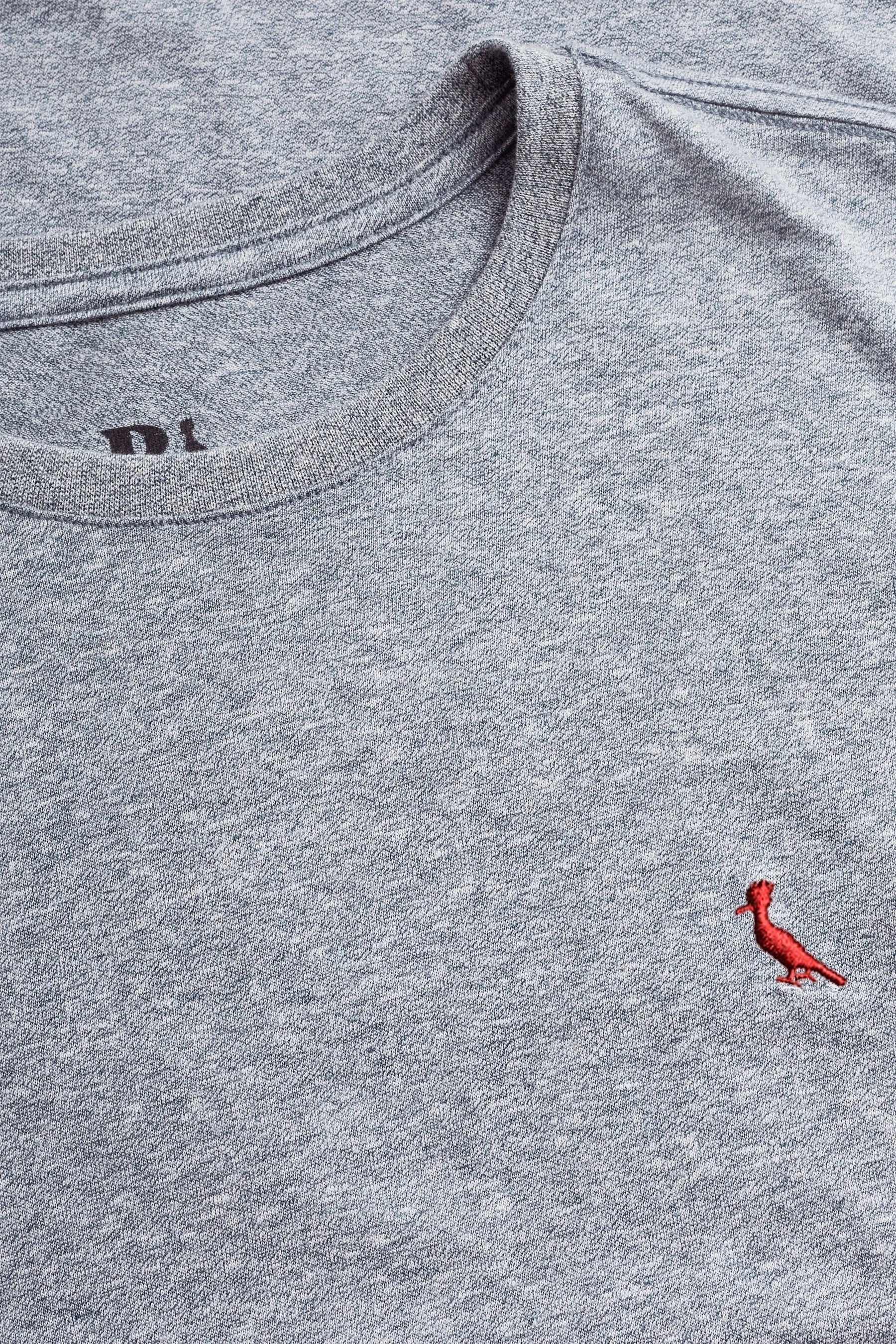 camiseta básica brasa pica-pau bordado - Cinza