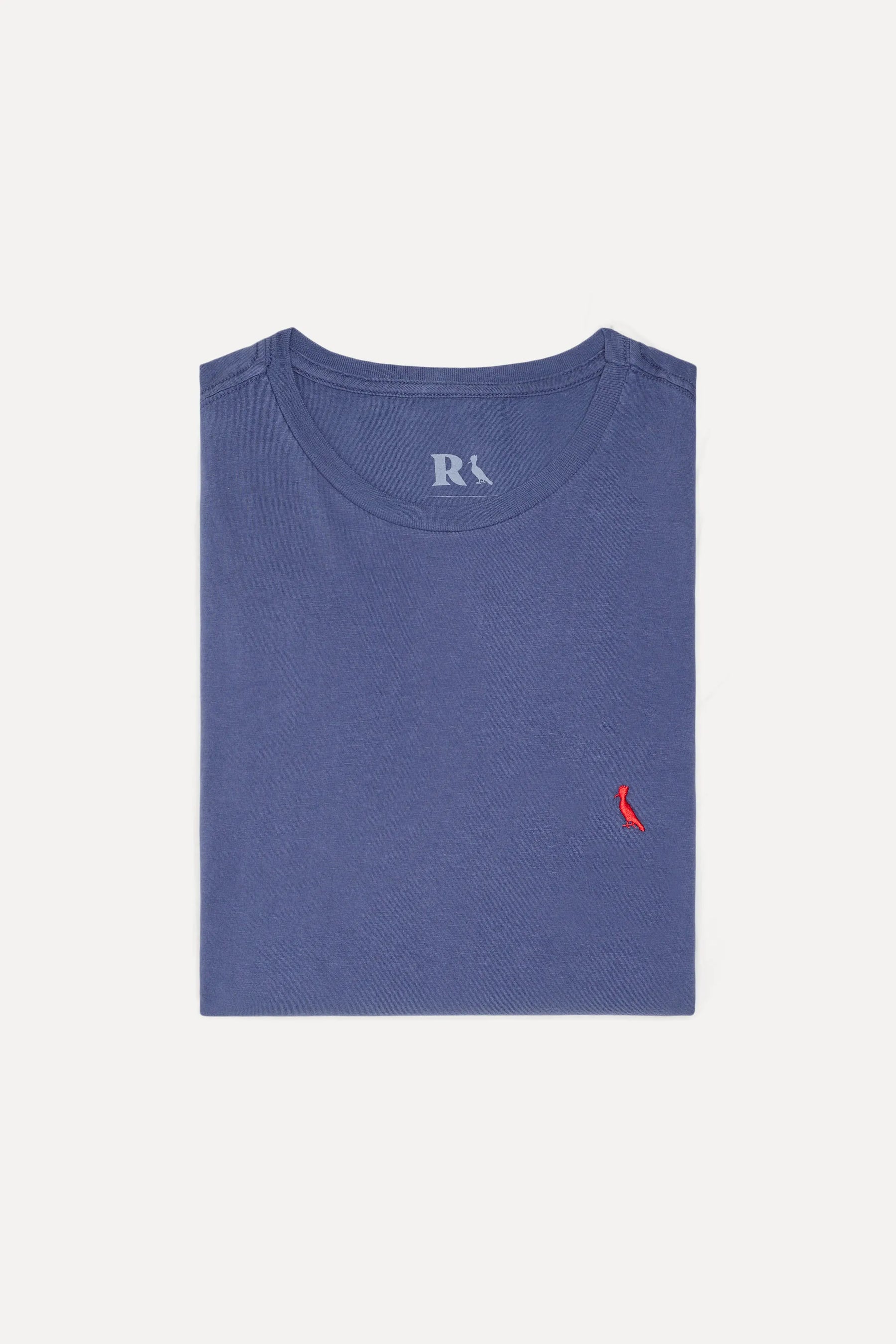 camiseta básica brasa pica-pau bordado - Marinho