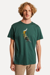 camiseta pica-pau cerveja - Azul