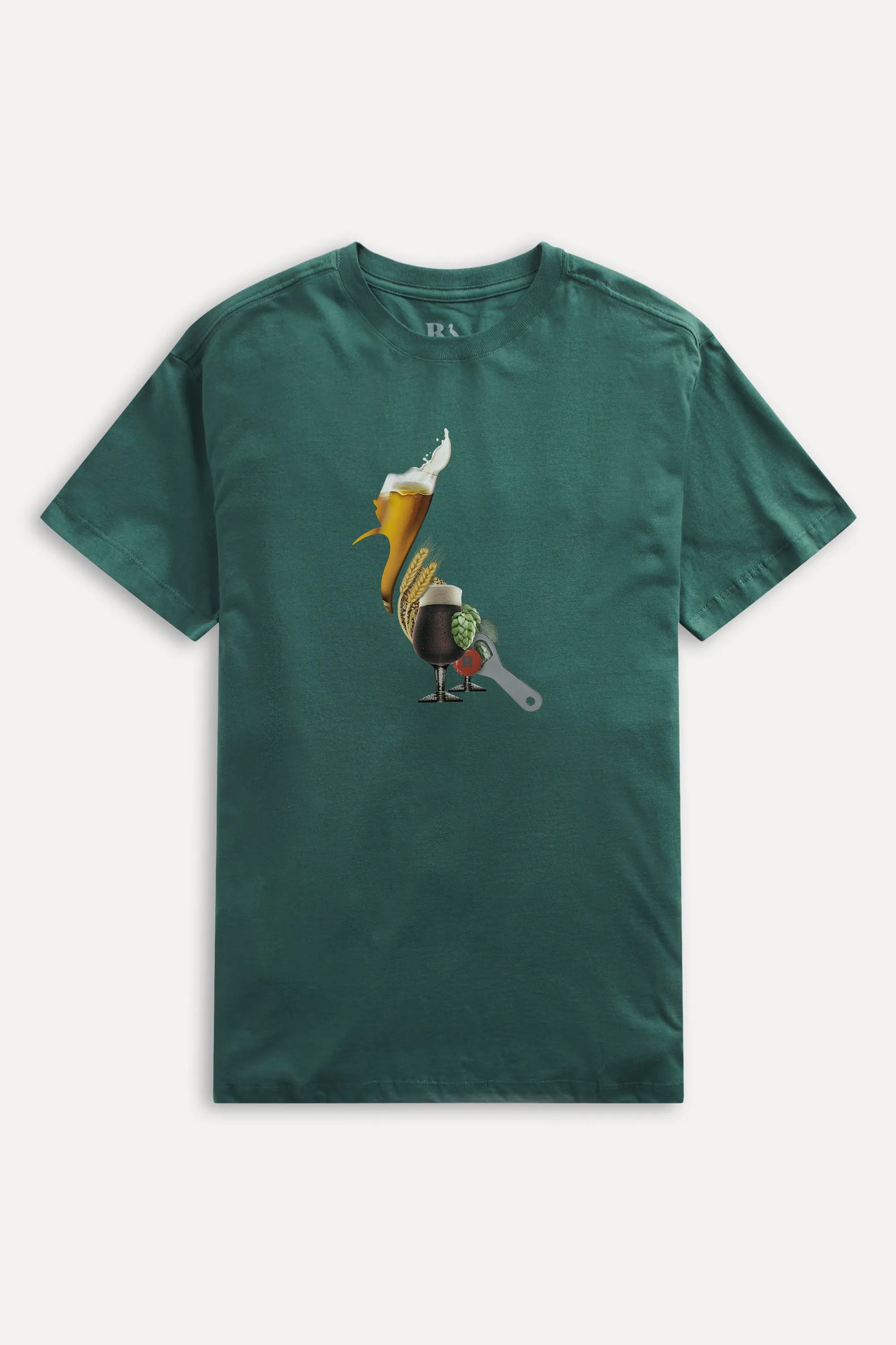 camiseta pica-pau cerveja - Azul