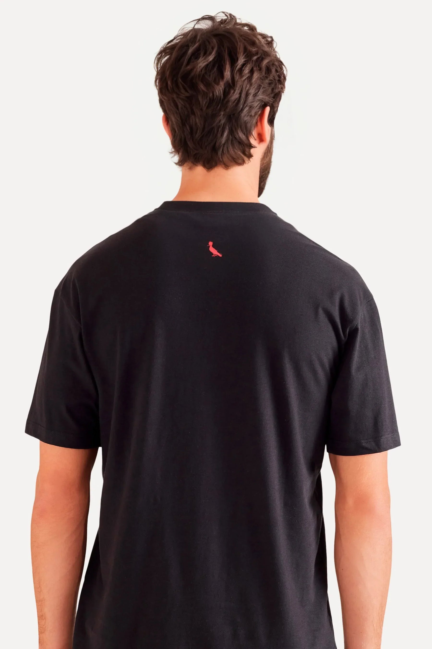 camiseta pica pau bordado glow - Preto