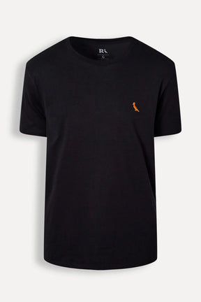 camiseta pica pau bordado glow - Preto