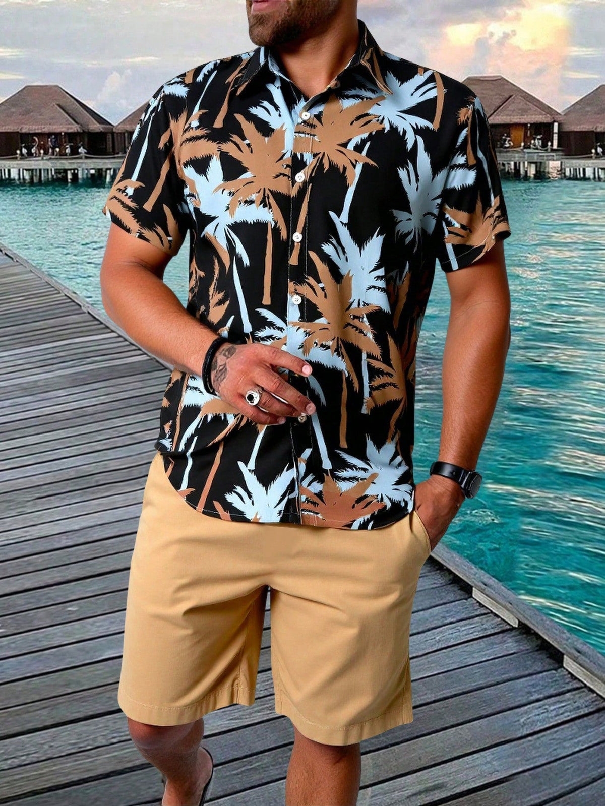 Conjunto Masculino Refresco Natural Caqui
