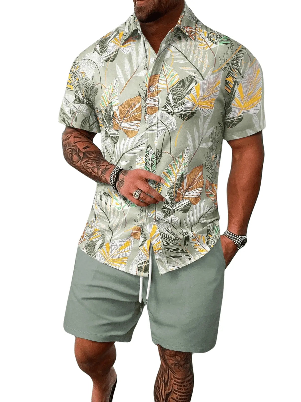 Conjunto Masculino Mar Tropical