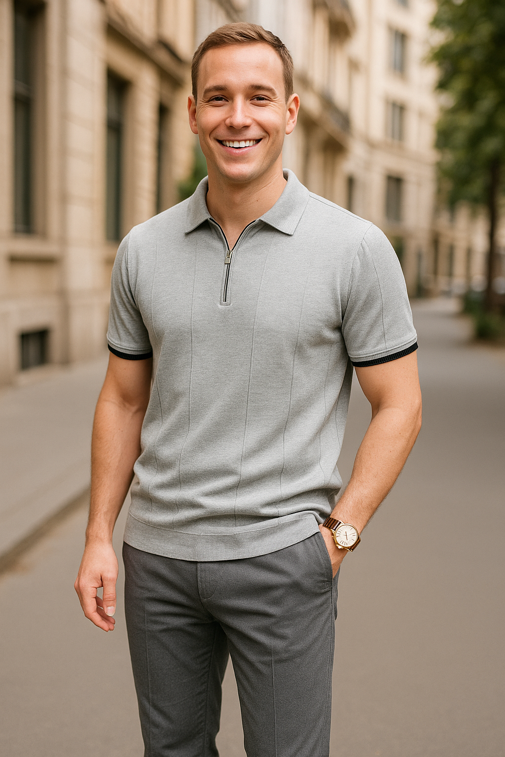 Camisa Polo Golfe Brown