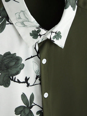 Conjunto Masculino Folhas do Caribe