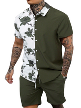 Conjunto Masculino Folhas do Caribe