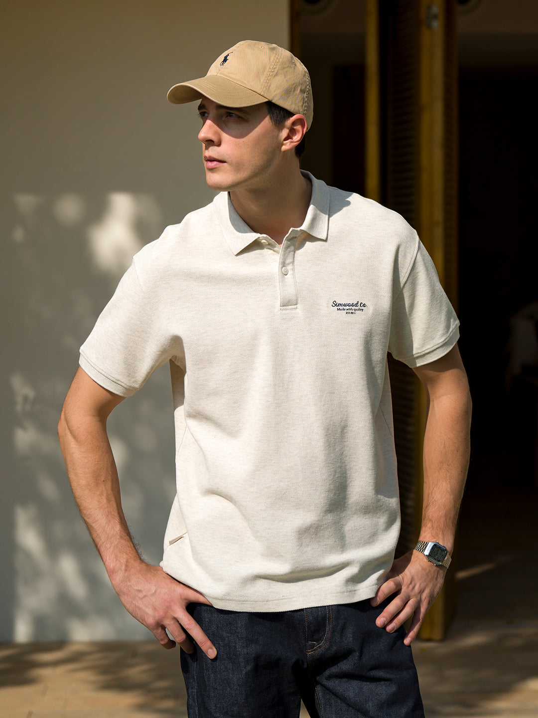 Camisa Masculina Polo Essential Moretti Preta