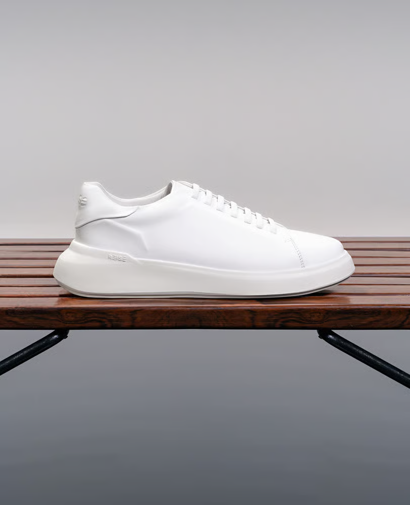 Tênis de Couro Branco RS6 GT